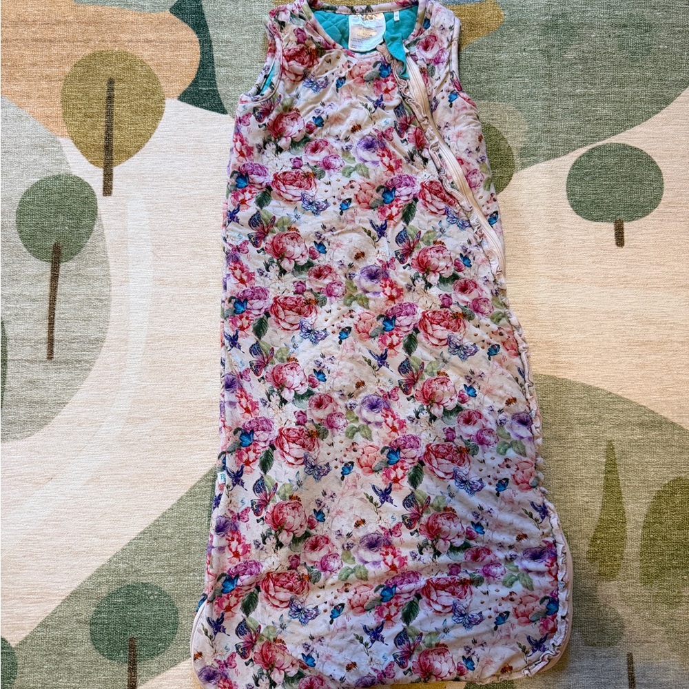 Floral Sleeveless Sleeping Bag 0-6 M